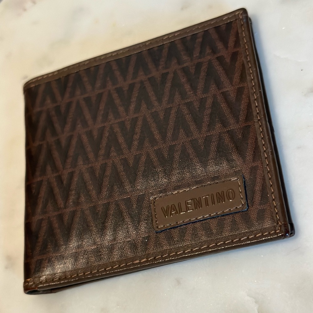 Vintage VALENTINO Bifold Monogram Wallet